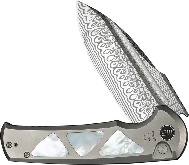 Taschenmesser We Knife Sylox Damascus Taschenmesser We Knife Sylox Damascus