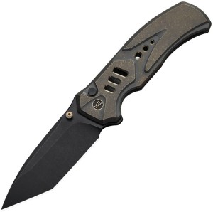 Taschenmesser WE Knife Zentron M390 | Bronze Titanium Black Stonewash