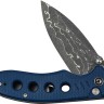 Складной нож CIVIVI Triptych | Blue | Damascus