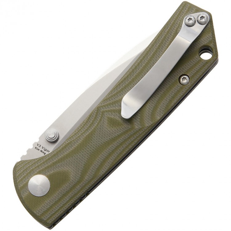 Kizer Cutlery Vigor Linerlock folding knife green Kizer Cutlery Vigor Linerlock folding knife green