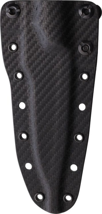 Dawson Knives Smuggler Fixed Blade Blk/Blu knife