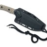 Feststehendes Messer Fox Knives Uro | Fixed Micarta OD Gree