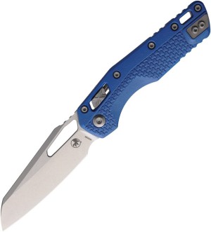 Cuchillo plegable | Navajas Microtech MSI | Tri Grip Blue