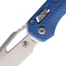 Microtech MSI | Tri Grip Blue