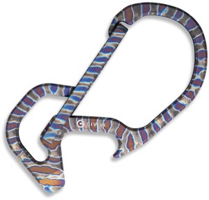 Karabiner CIVIVI Click Carabiner Flame | Titanium