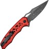 Складной нож CIVIVI Anaaki | Red | Damascus