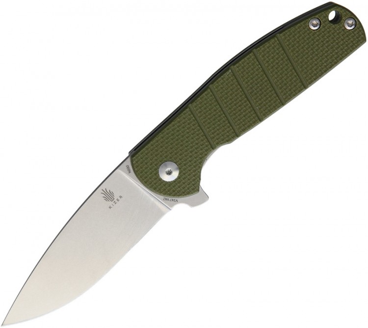 Kizer Cutlery Gemini Linerlock folding knife green