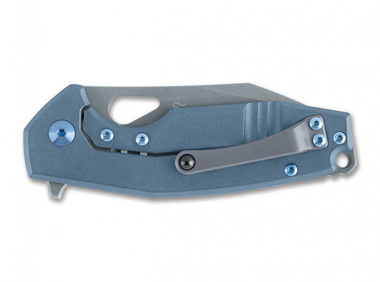 Складной нож Fox Yaru, anodized blue FX-527TI 