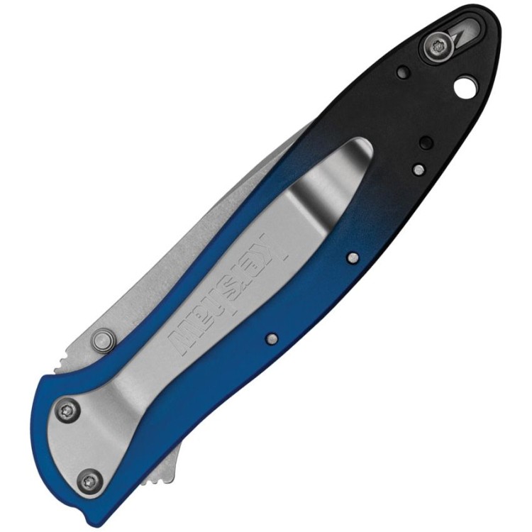 Cuchillo Cuchillo plegable Kershaw Leek Linerlock Blue MagnaCut