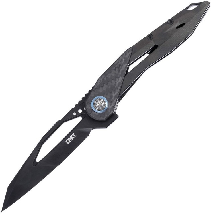 Складной нож CRKT Nucleus | MagnaCut | Titanium CF | All Black