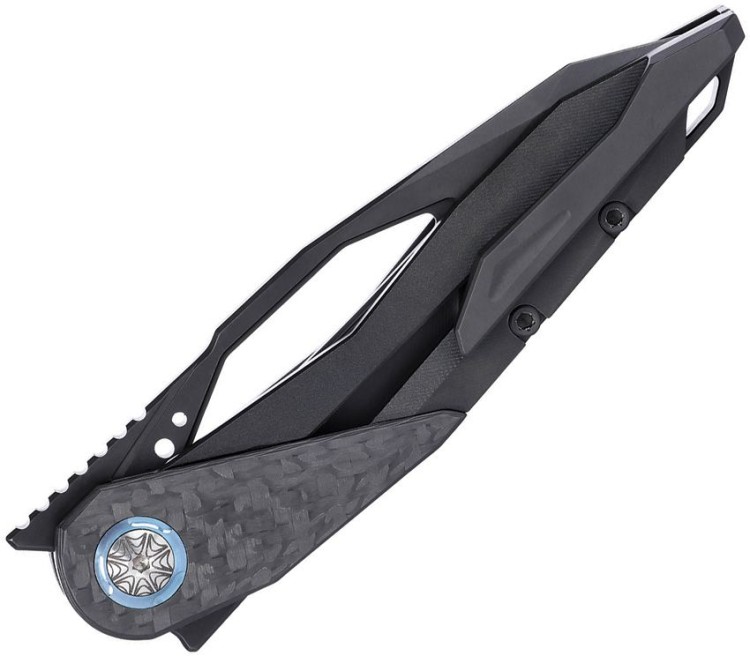 Складной нож CRKT Nucleus | MagnaCut | Titanium CF | All Black
