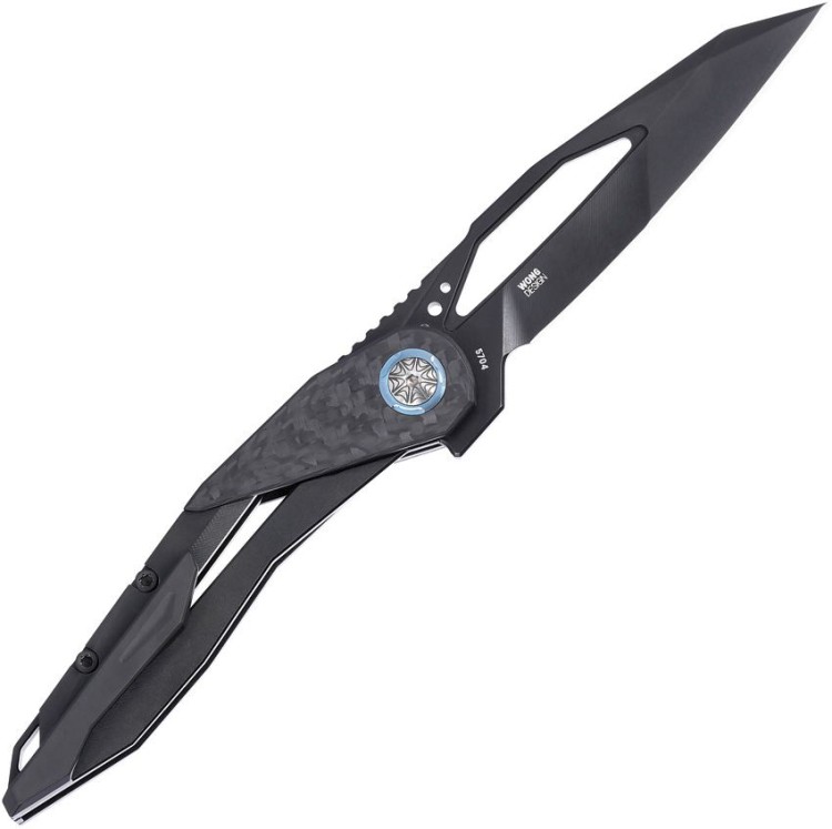 Складной нож CRKT Nucleus | MagnaCut | Titanium CF | All Black