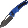 Taschenmesser Heretic Knives Pariah | Button Lock | DLC Blue
