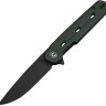 CIVIVI Navo | Nitro-V | Green Micarta Black Stonewashed
