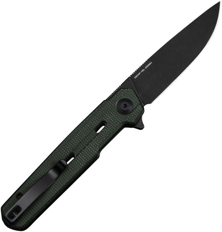 CIVIVI Navo | Nitro-V | Green Micarta Black Stonewashed CIVIVI Navo | Nitro-V | Green Micarta Black Stonewashed