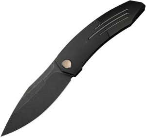 Складной нож WE Knife Sine Wave M390 | Titanium All Black