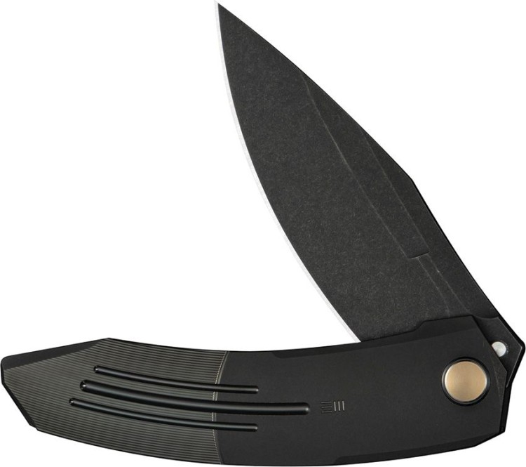 Складной нож WE Knife Sine Wave M390 | Titanium All Black