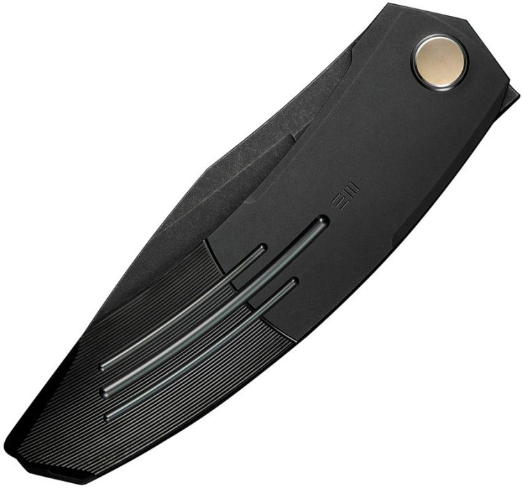 Складной нож WE Knife Sine Wave M390 | Titanium All Black