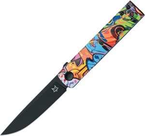 Cuchillo plegable | Navajas Fox Knives Chnops UV Becut | Aluminum Graffiti 