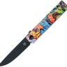 Cuchillo Cuchillo plegable | Navajas Fox Knives Chnops UV Becut | Aluminum Graffiti 