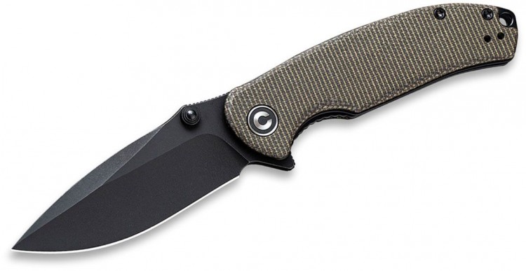 Складной нож CIVIVI Pintail S35VN Black Stonewashed Blade Micarta C2020C