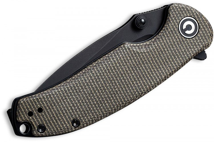CIVIVI Pintail S35VN Black Stonewashed Blade Micarta C2020C