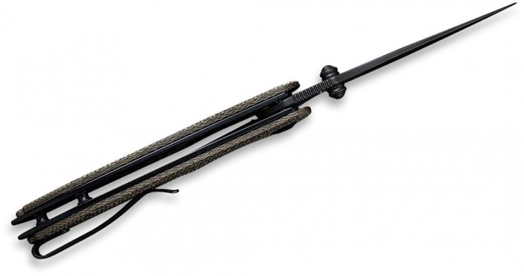 CIVIVI Pintail S35VN Black Stonewashed Blade Micarta C2020C