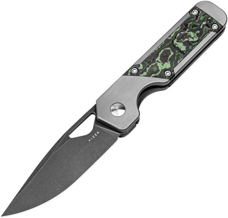 Cuchillo Cuchillos plegable Kizer Cutlery Mini Militaw Framelock Jungle