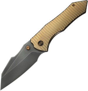 Cuchillo plegable | Navajas We Knife High-Fin XL | Framelock Gold 