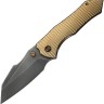 Taschenmesser We Knife High-Fin XL | Framelock Gold 