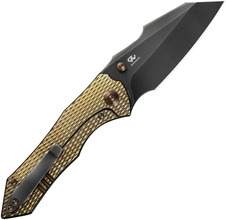 Taschenmesser We Knife High-Fin XL | Framelock Gold  Taschenmesser We Knife High-Fin XL | Framelock Gold