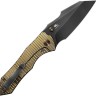 Taschenmesser We Knife High-Fin XL | Framelock Gold 