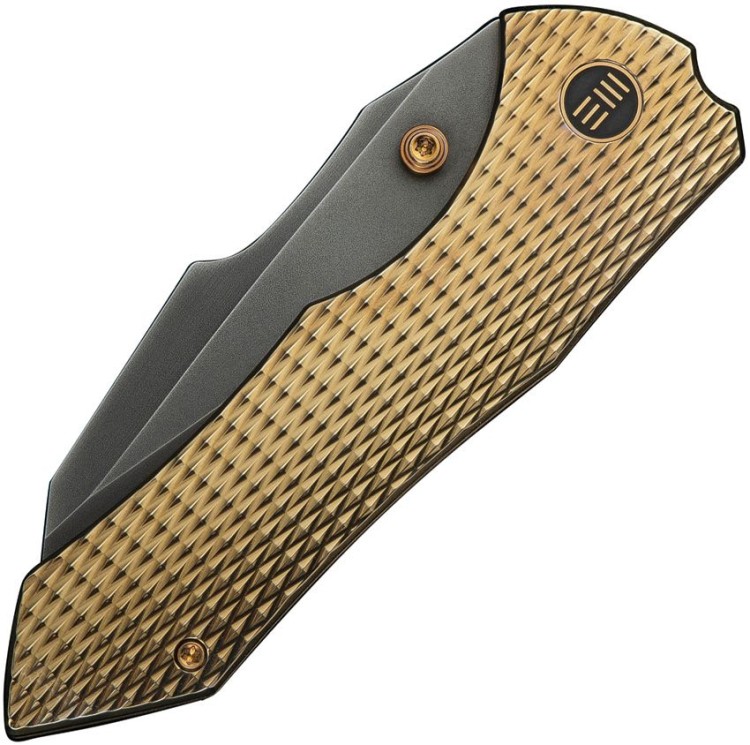 Taschenmesser We Knife High-Fin XL | Framelock Gold  Taschenmesser We Knife High-Fin XL | Framelock Gold