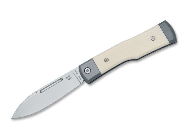 Taschenmesser Fox Knives Barlow M390 Ti | Ivory G10
