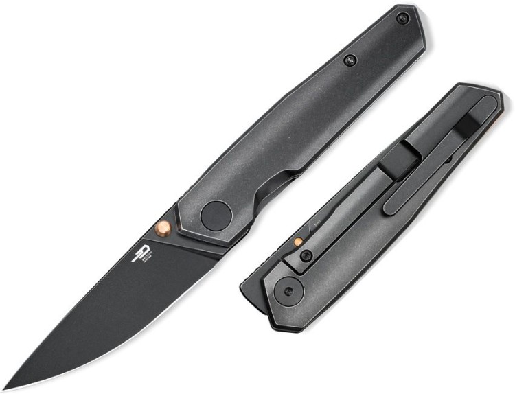 Cuchillo Cuchillo plegable | Navajas Bestech Knives VK-KUZE | MagnaCut | Titanium