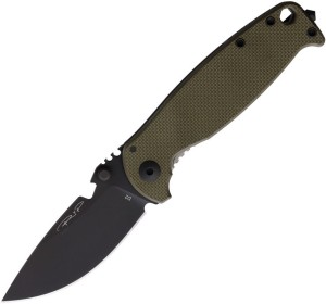 Cuchillo plegable | Navajas DPx Gear HEST | Classic Titanium & G10