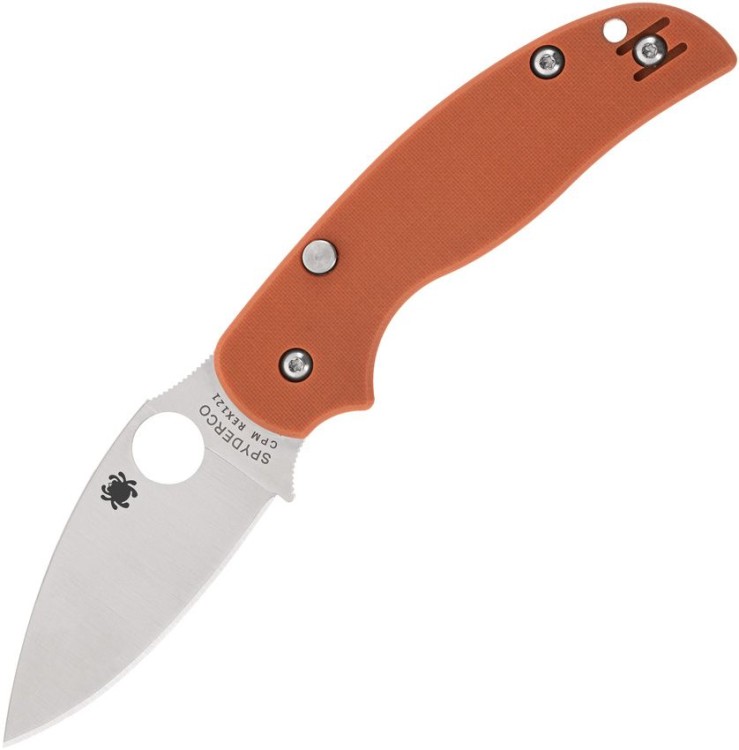 Cuchillo Cuchillo plegable | Navajas Spyderco Sage 6 | CPM REX 121 | Orange G10
